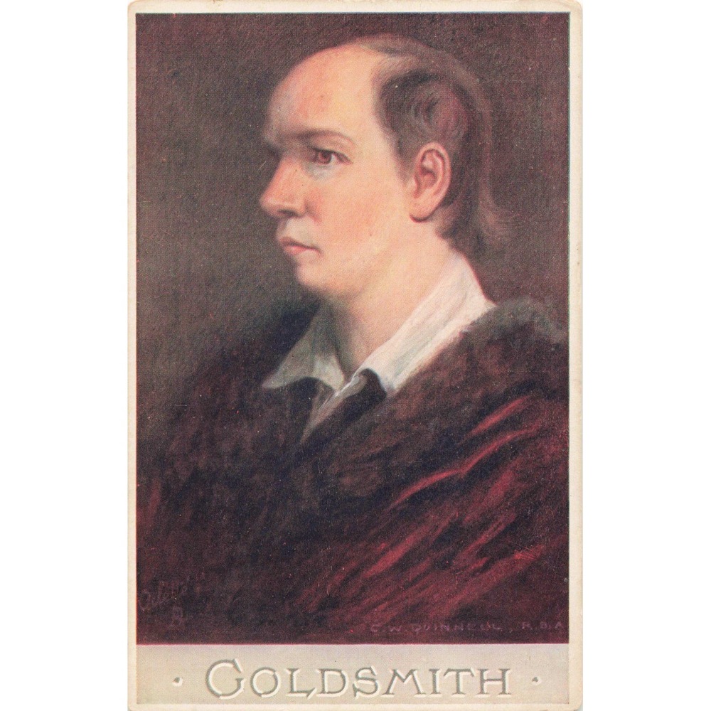Raphael Tuck & Sons Oilette Postcard Men of Letters Oliver Goldsmith 2698 - Picture 1 of 2